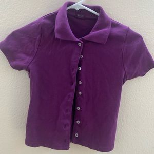 Brandy Melville Button Up Top